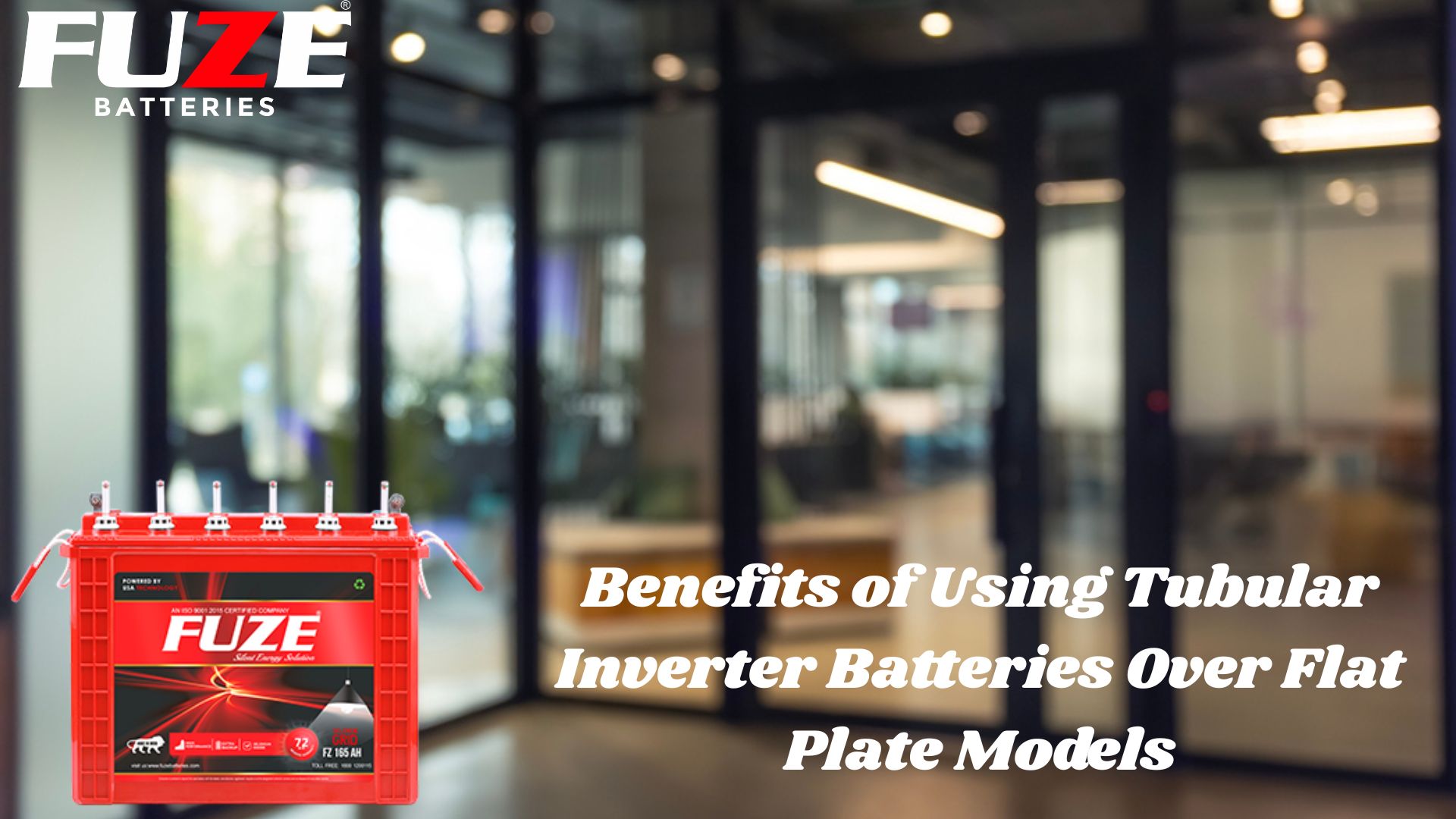 Benefits of Using Tubular Inverter Batteries Over Flat Plate Models